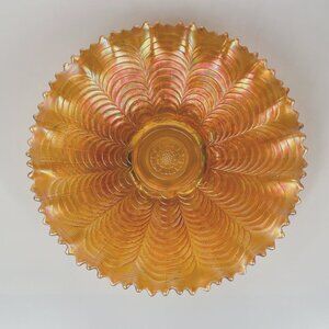 Northwood Marigold Nippon Sawtooth Edge Bowl